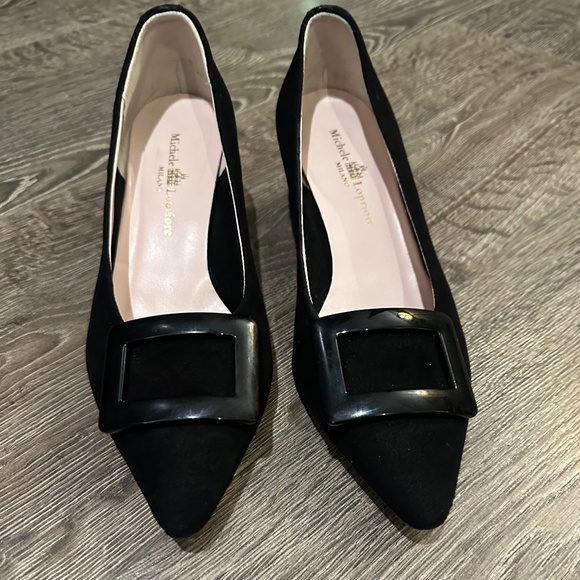 Michelle Lopriore Milano Black Suede Shoes - Picture 1 of 7
